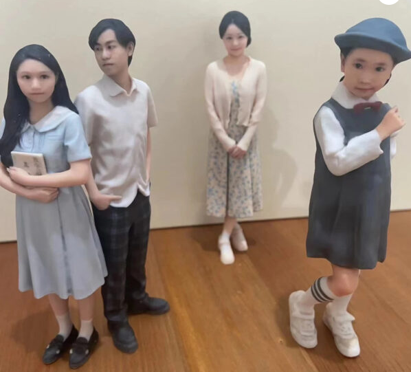 9cm 12cm 15cm 18cm Sailner 3D Full Color Portrait Real Human Figure Samples