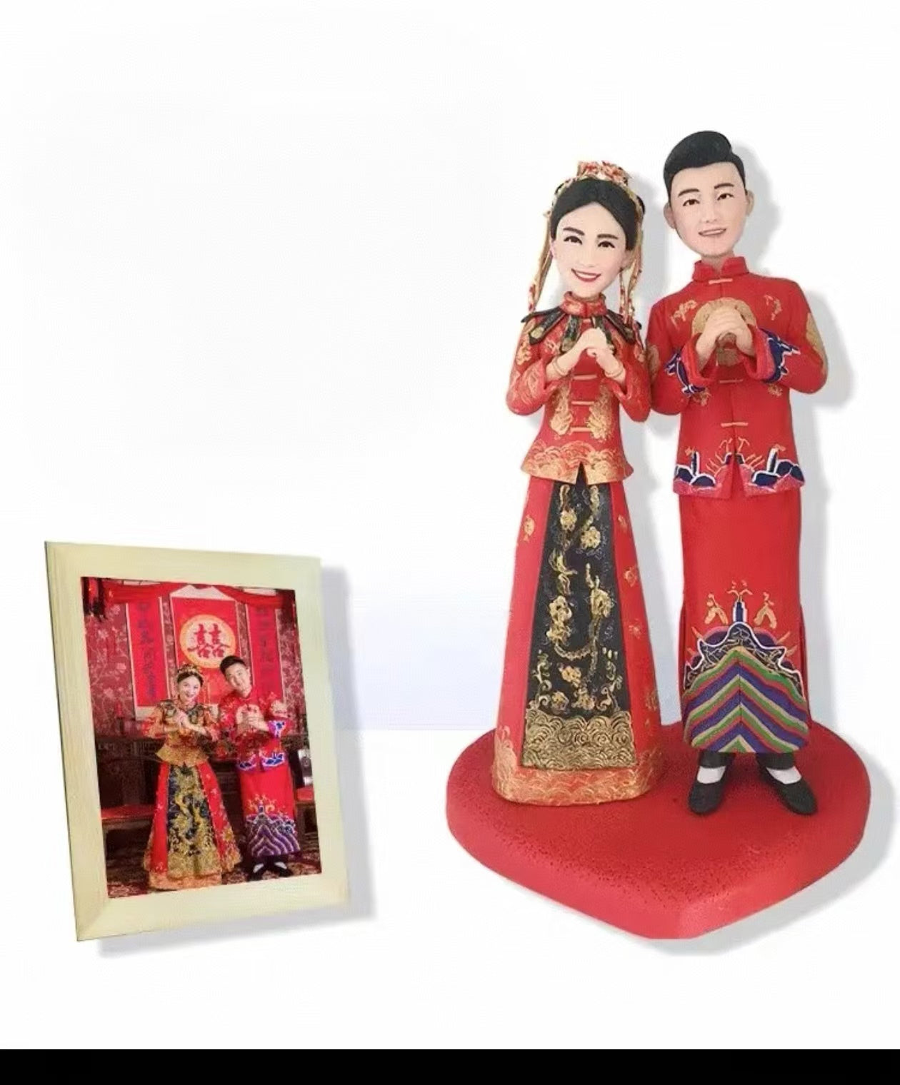 Handmade Polymer Clay Custom Portrait Figurines