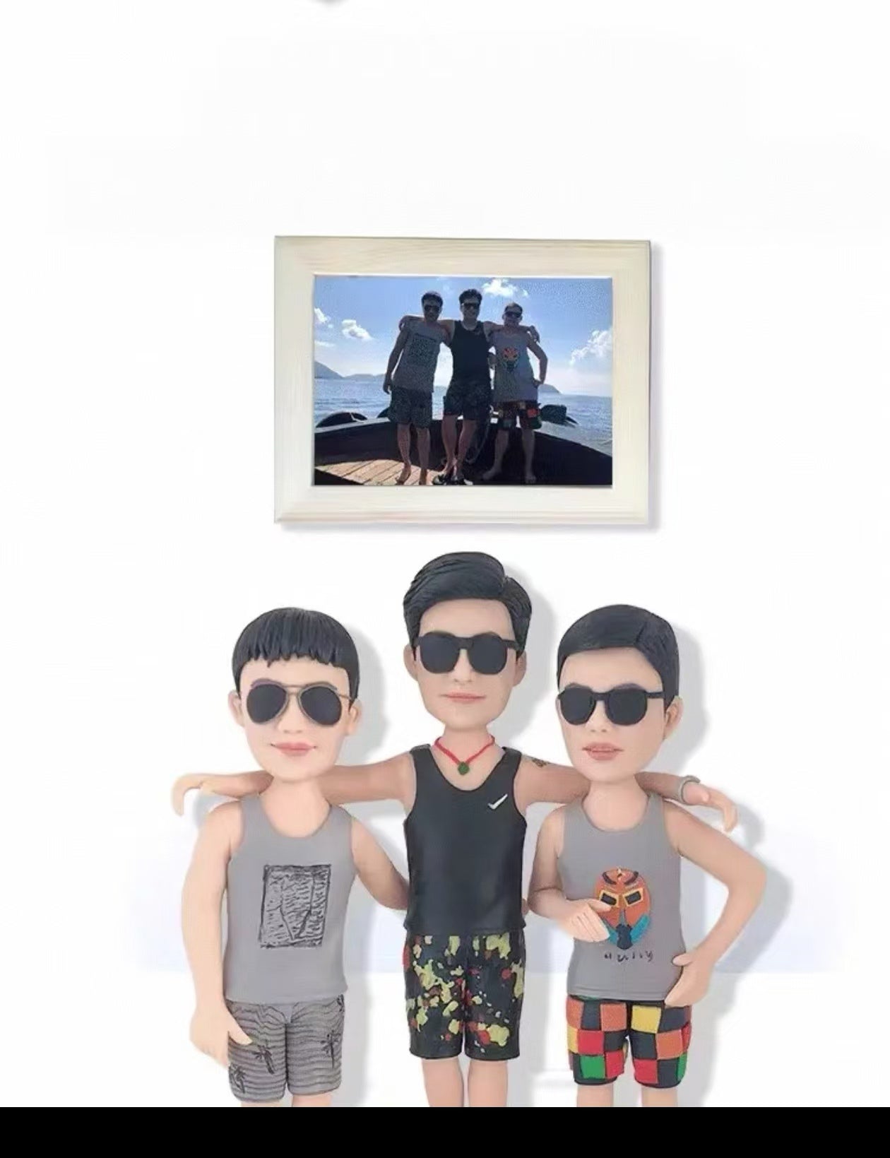 Handmade Polymer Clay Custom Portrait Figurines