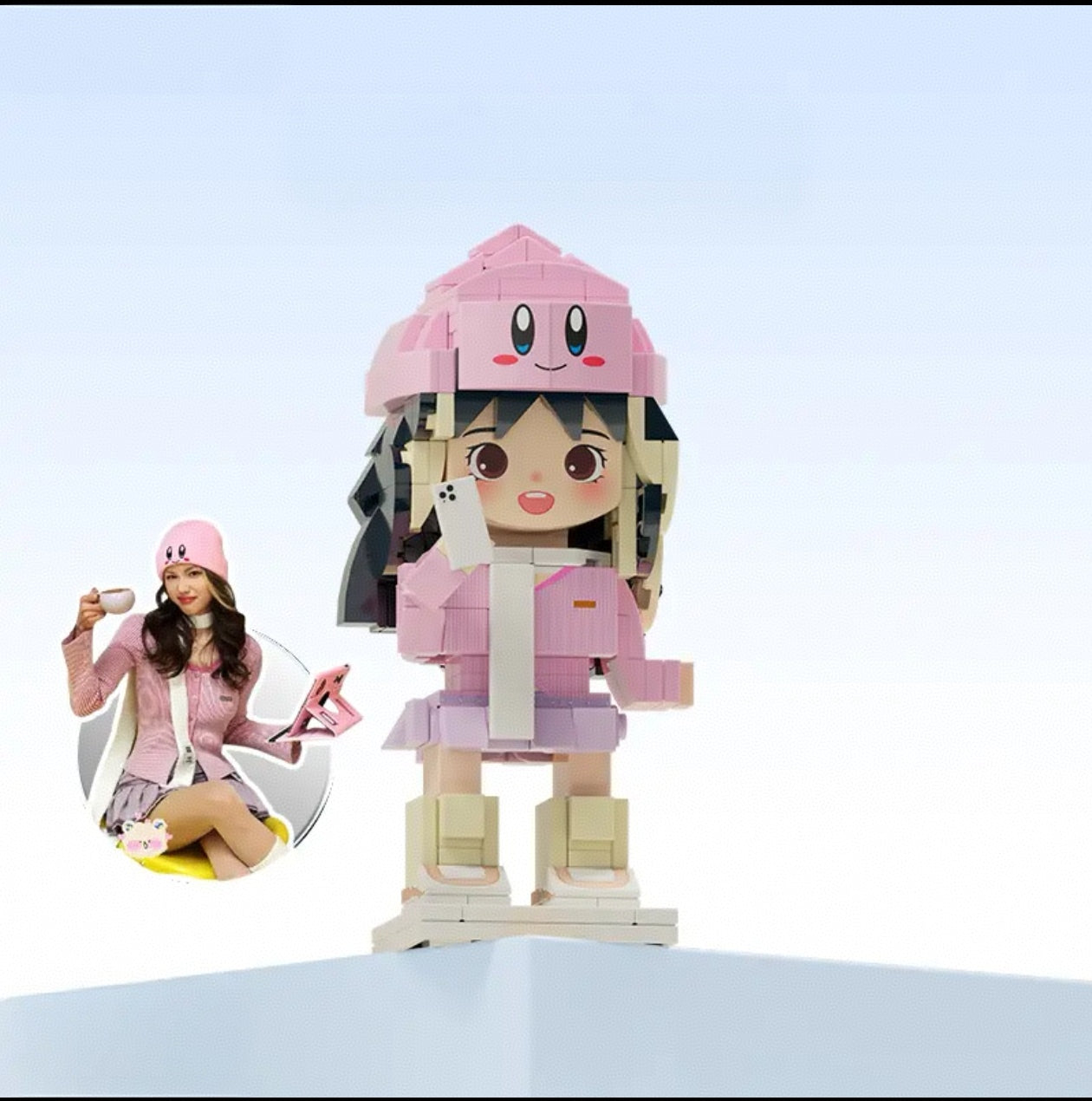 Custom Photo Brick Figurines - Handmade Keepsake Gift