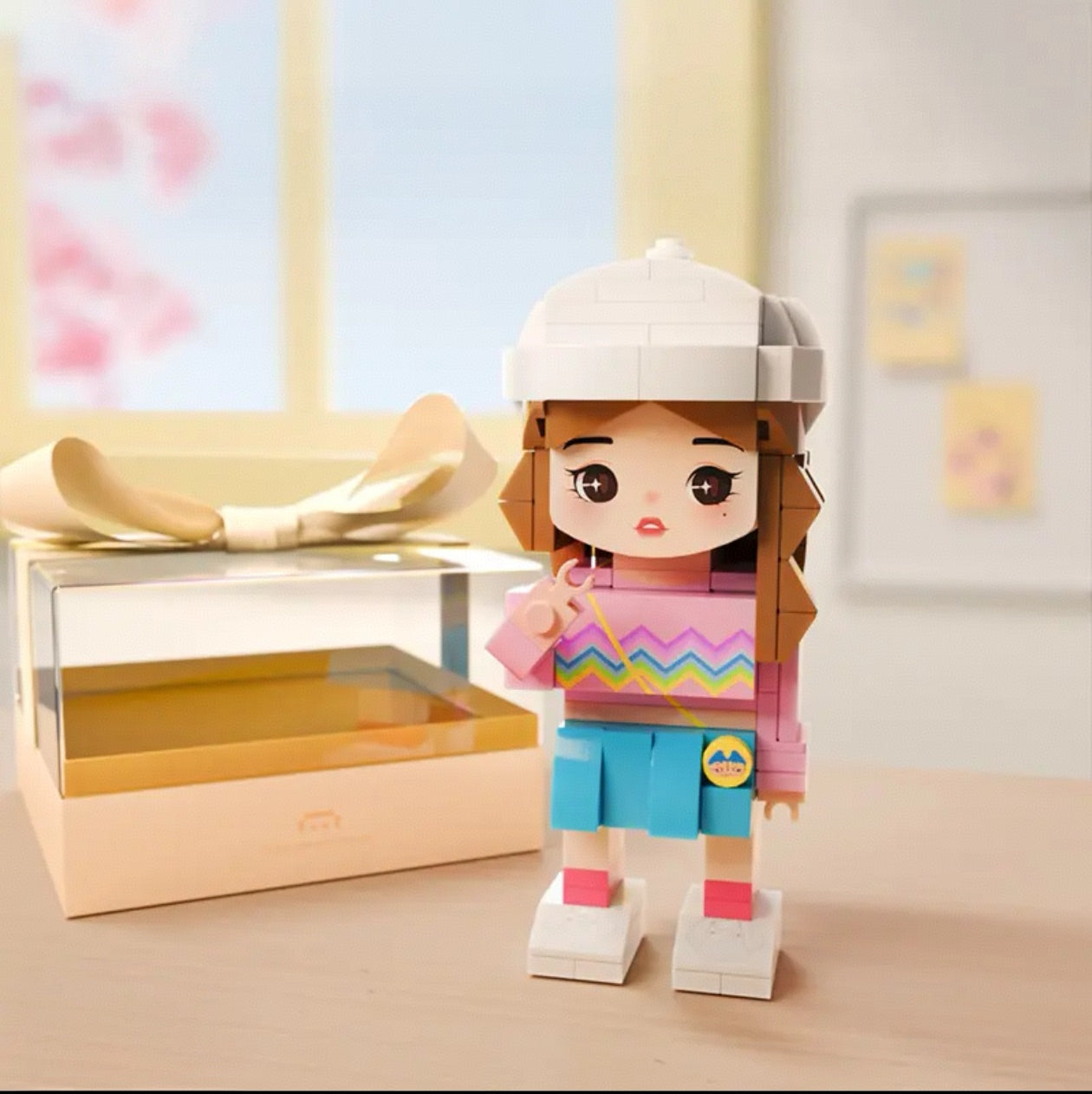 Custom Photo Brick Figurines - Handmade Keepsake Gift
