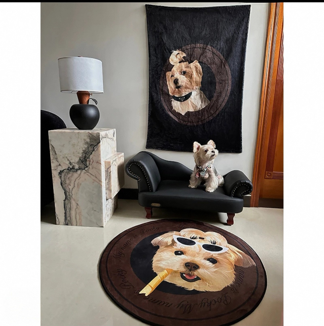 Custom Photo Pet Fleece Blanket - Soft Hypoallergenic Throw
