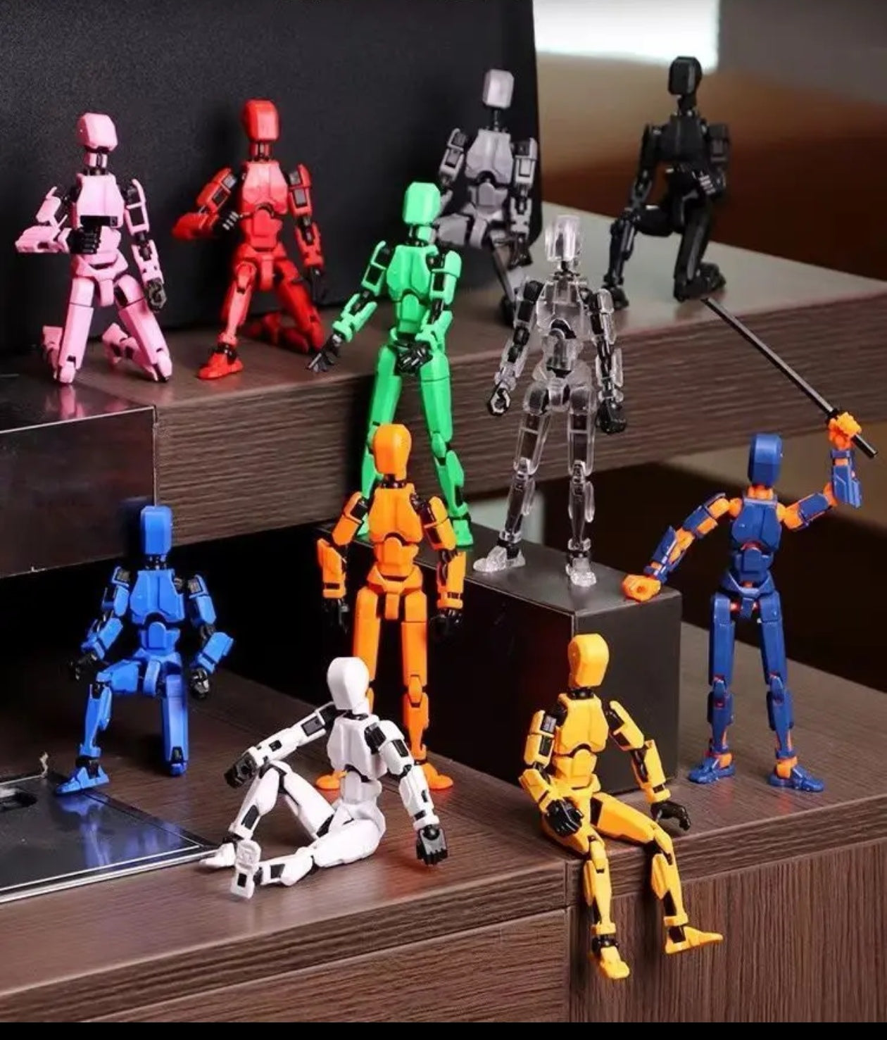 Poseable 3D Printed Robot Figure - Multi-Jointed Building Kit