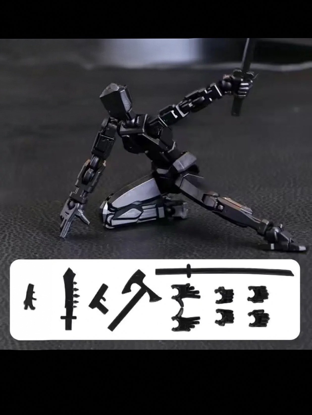 Poseable 3D Printed Robot Figure - Multi-Jointed Building Kit