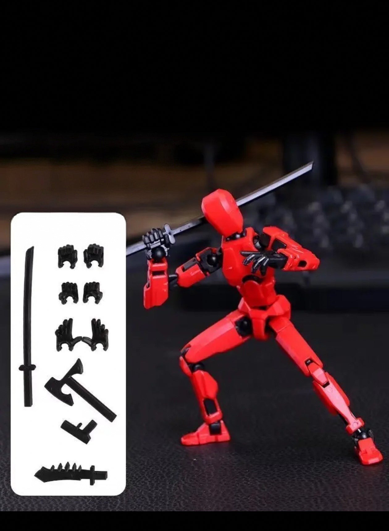 Poseable 3D Printed Robot Figure - Multi-Jointed Building Kit