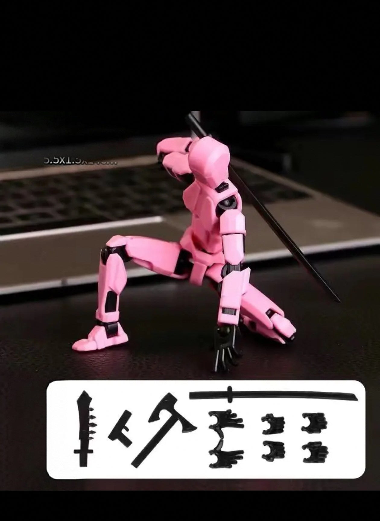 Poseable 3D Printed Robot Figure - Multi-Jointed Building Kit