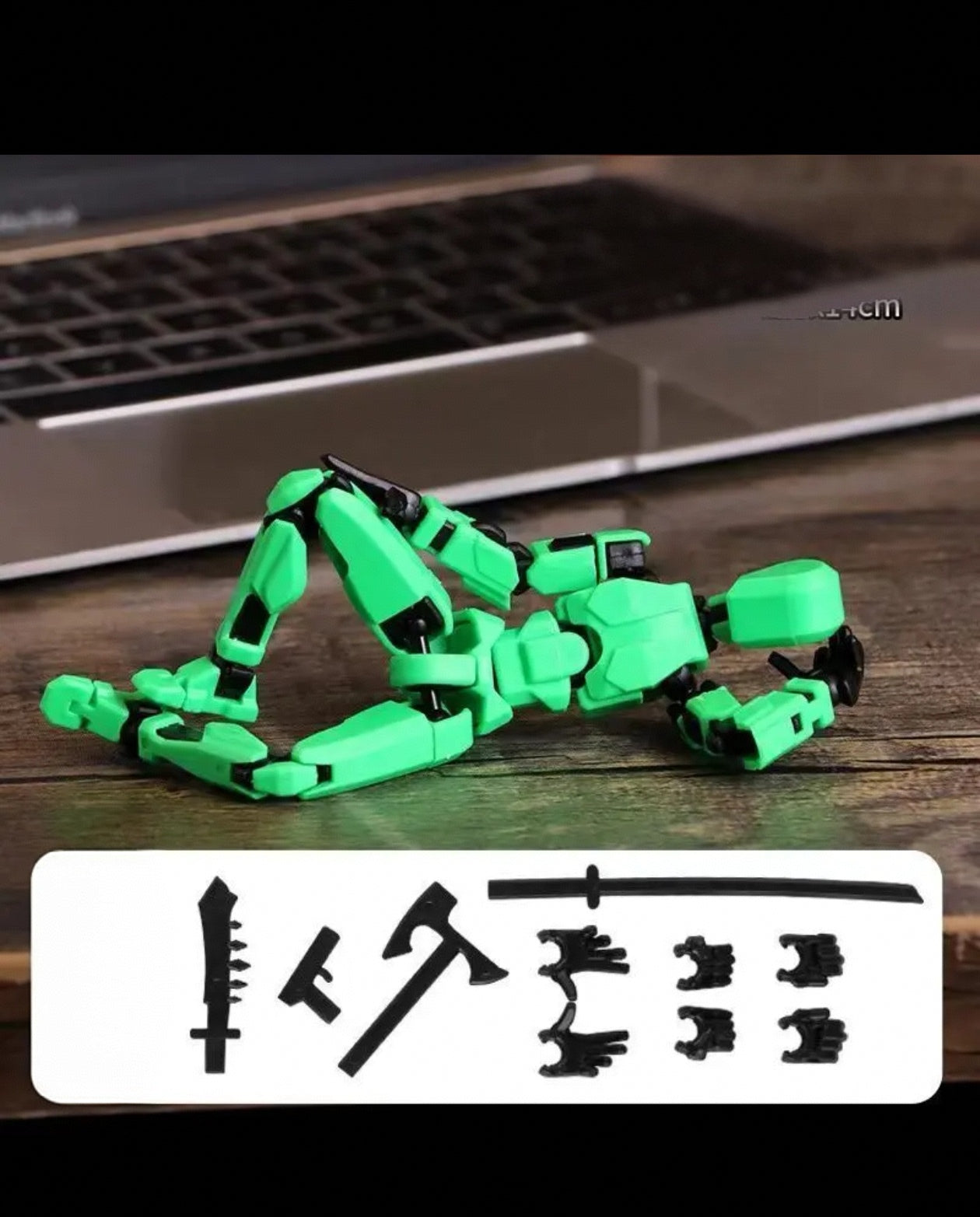 Poseable 3D Printed Robot Figure - Multi-Jointed Building Kit