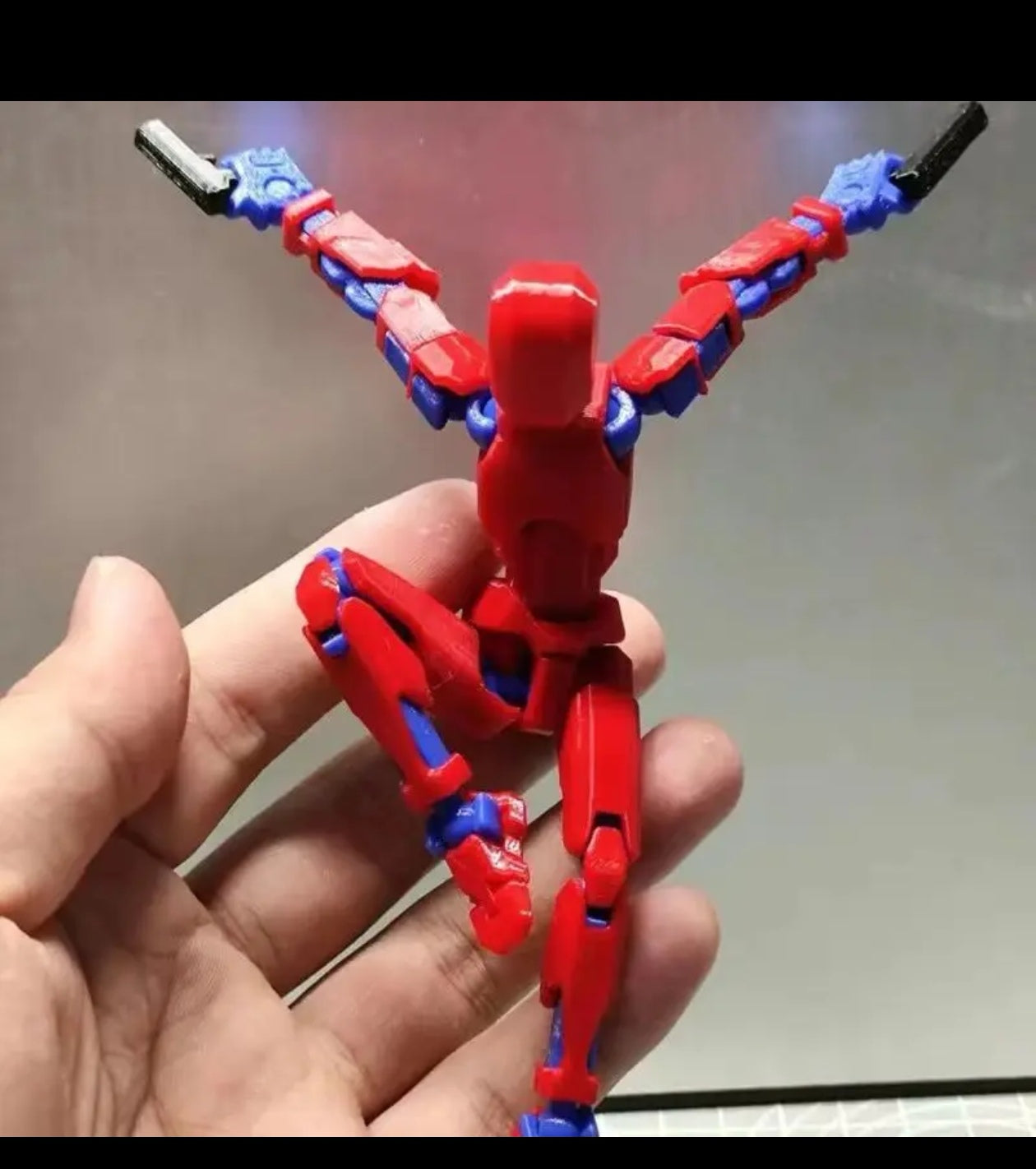 Poseable 3D Printed Robot Figure - Multi-Jointed Building Kit