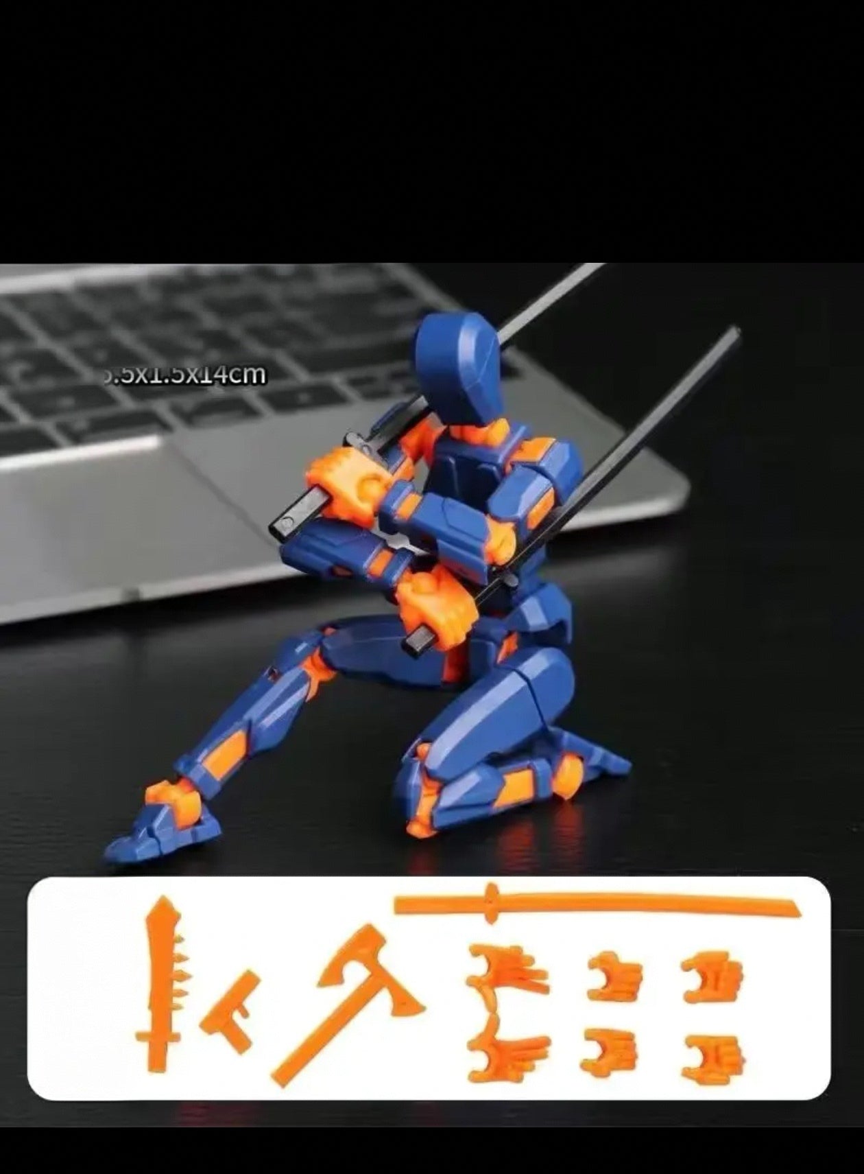 Poseable 3D Printed Robot Figure - Multi-Jointed Building Kit