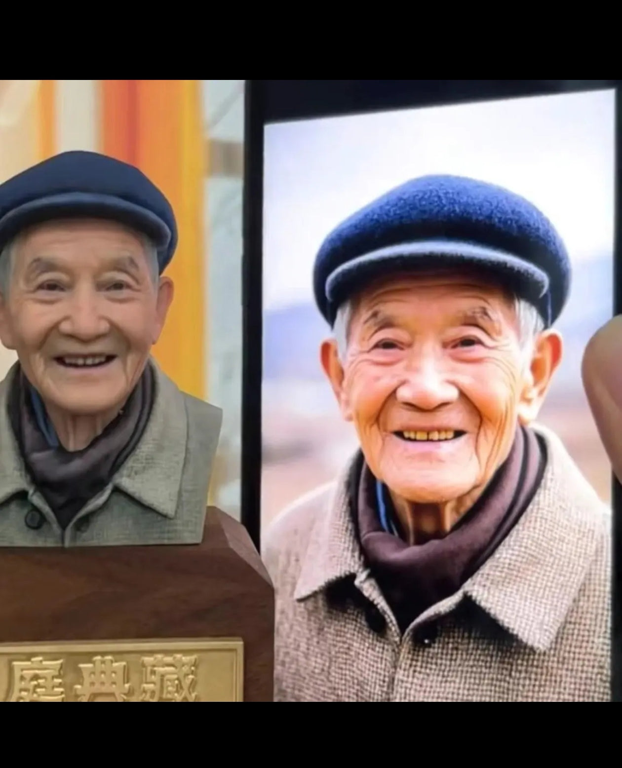 3D real human bust statue made from 2D photos