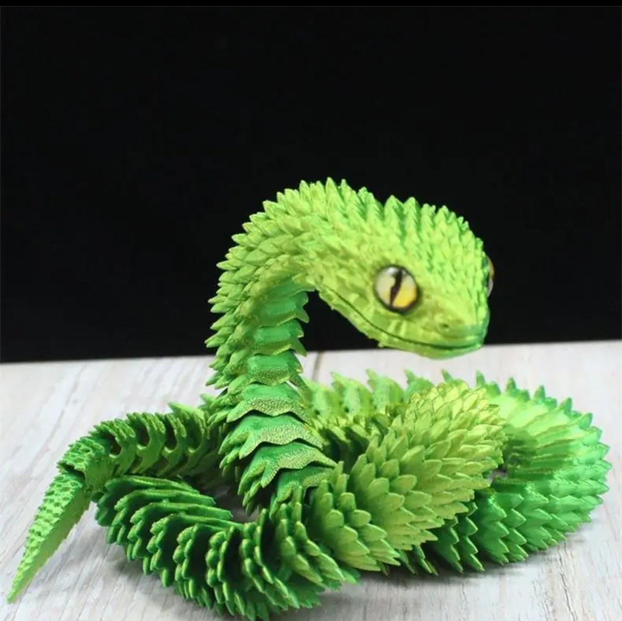 Articulated Python Model - 3D Printed Toy Snake