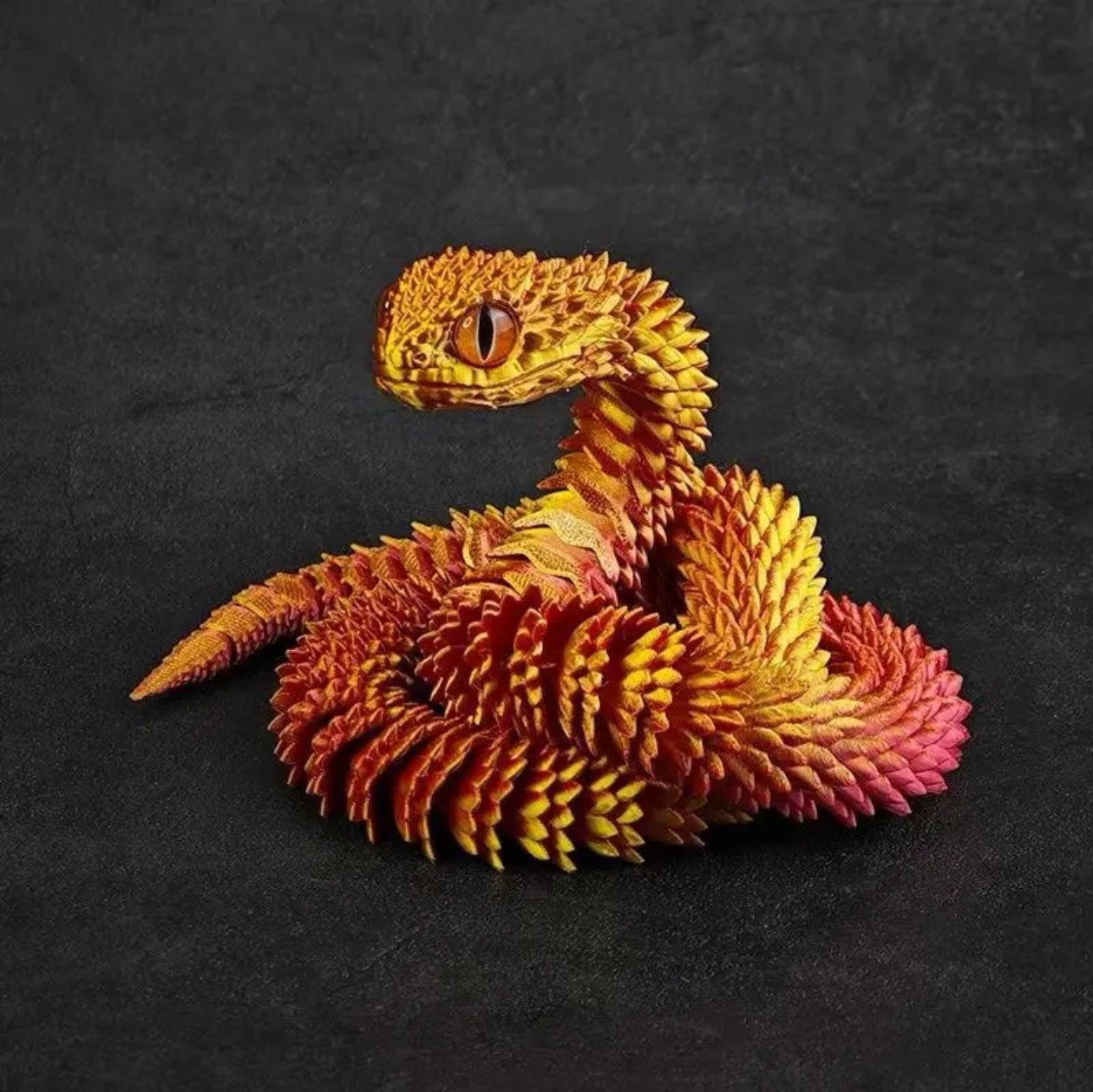 Articulated Python Model - 3D Printed Toy Snake