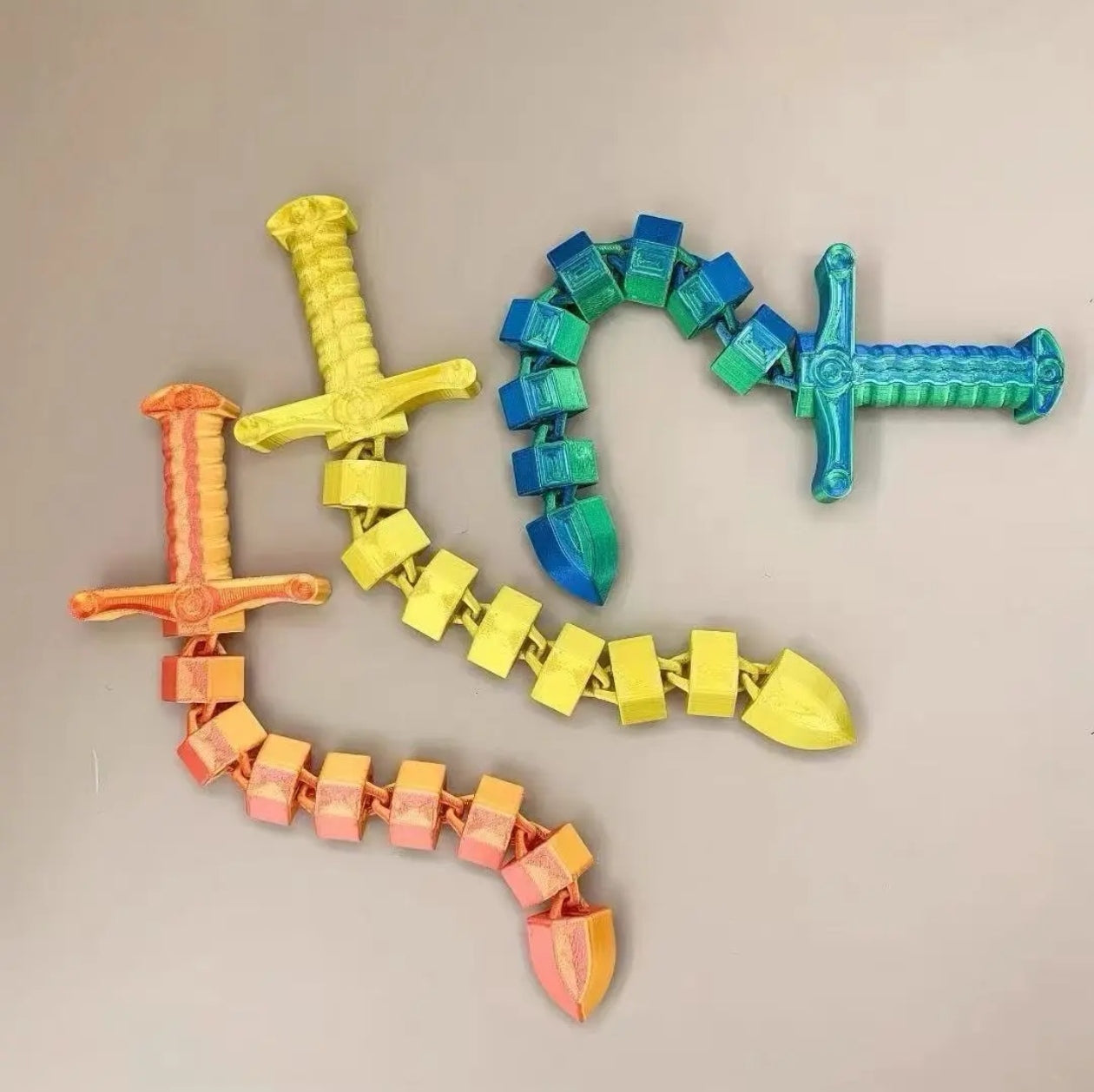 3D Printed Flexi-Vinyl Retractable Sword Collectible