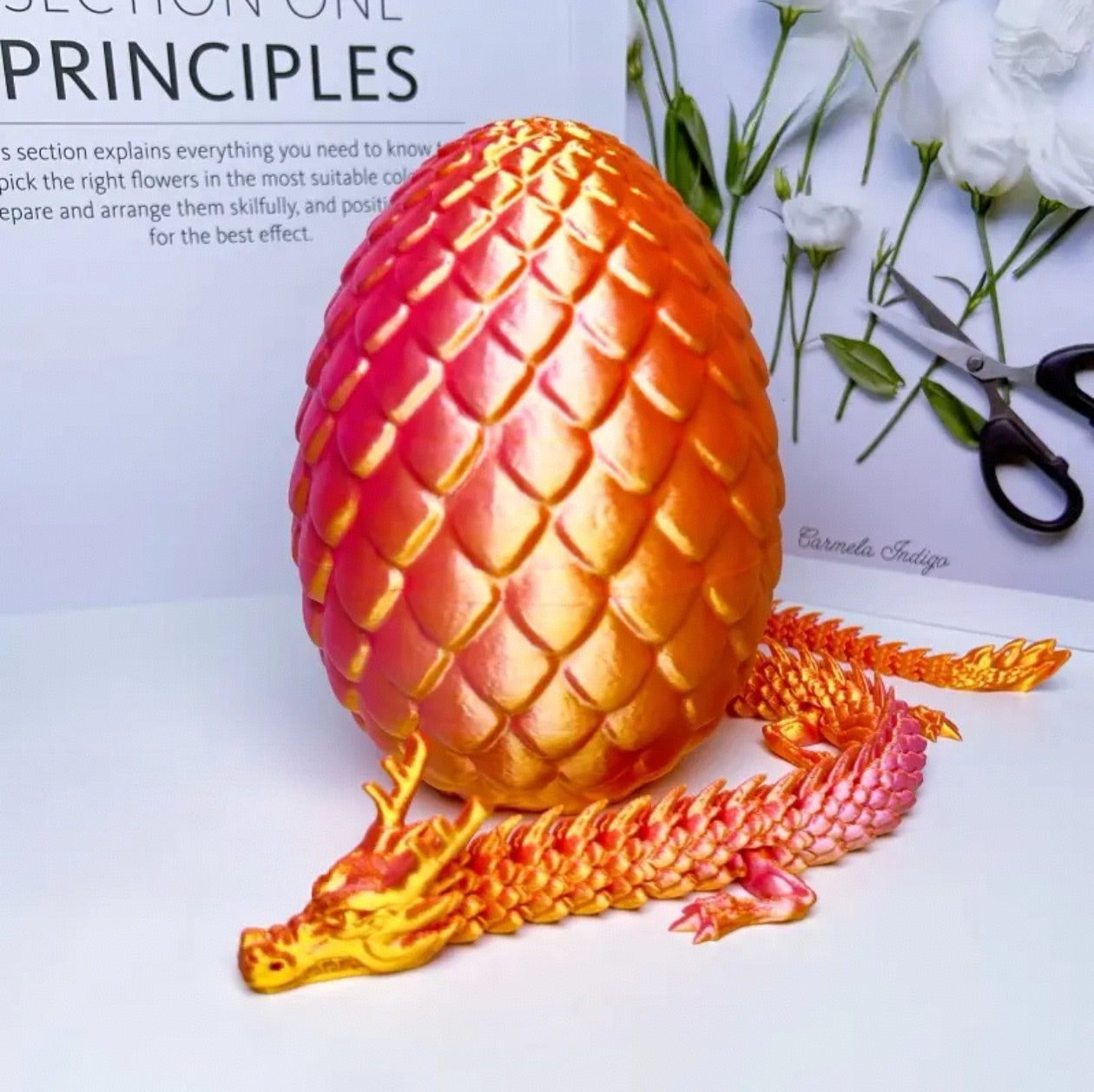 3D Printed Dragon Egg – Mythical Desk Sculpture!