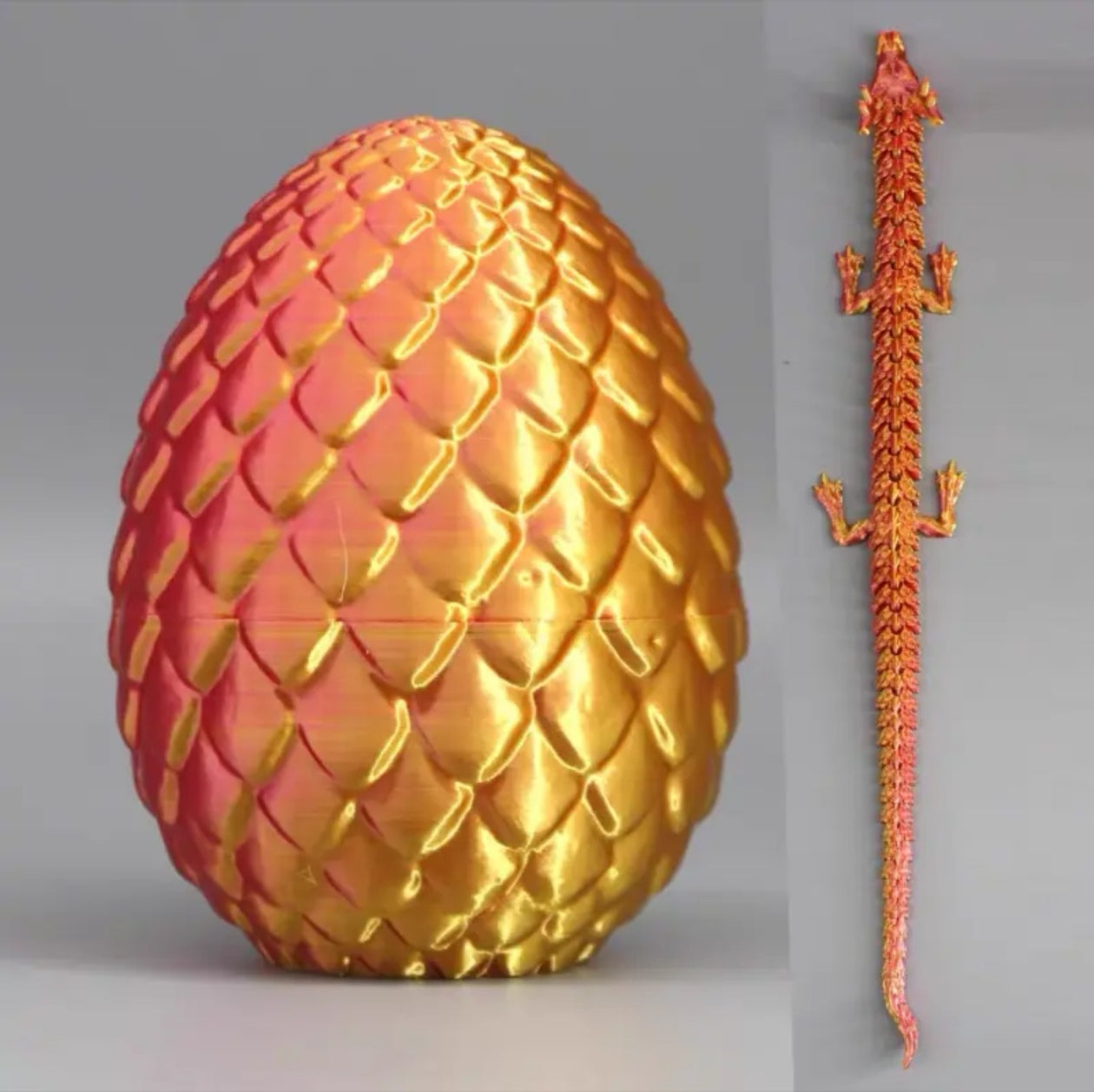 3D Printed Dragon Egg – Mythical Desk Sculpture!