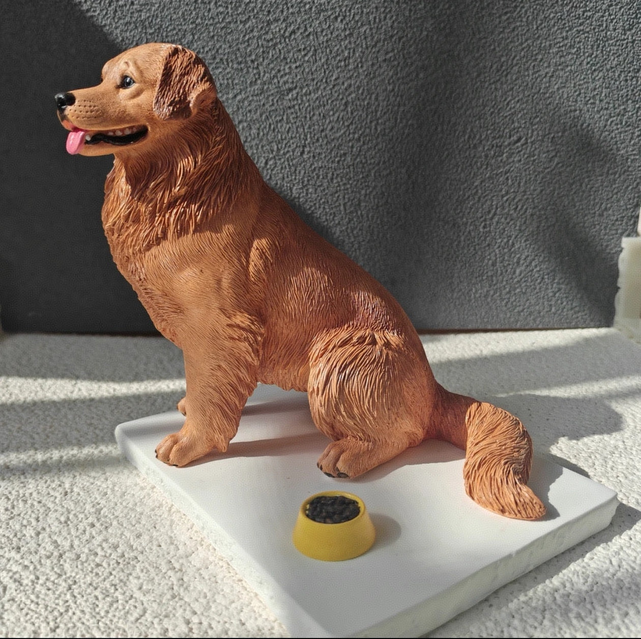 Handcrafted Pet Memorial Keepsake - Custom Artisan Sculpture