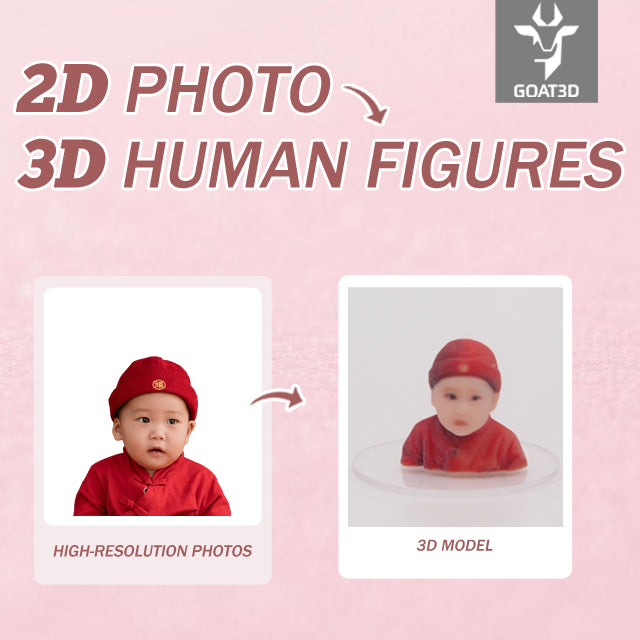 3D real human bust statue made from 2D photos