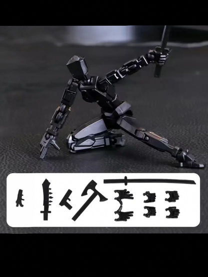 Poseable 3D Printed Robot Figure - Multi-Jointed Building Kit