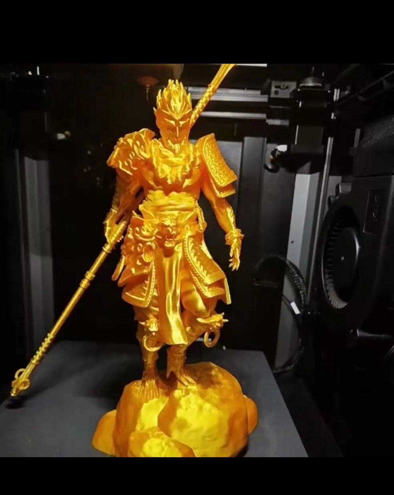 High-Detail 3D Printed Black Myth: Wukong Figure - Collector's Edition