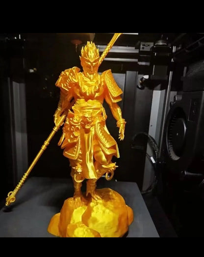 High-Detail 3D Printed Black Myth: Wukong Figure - Collector's Edition