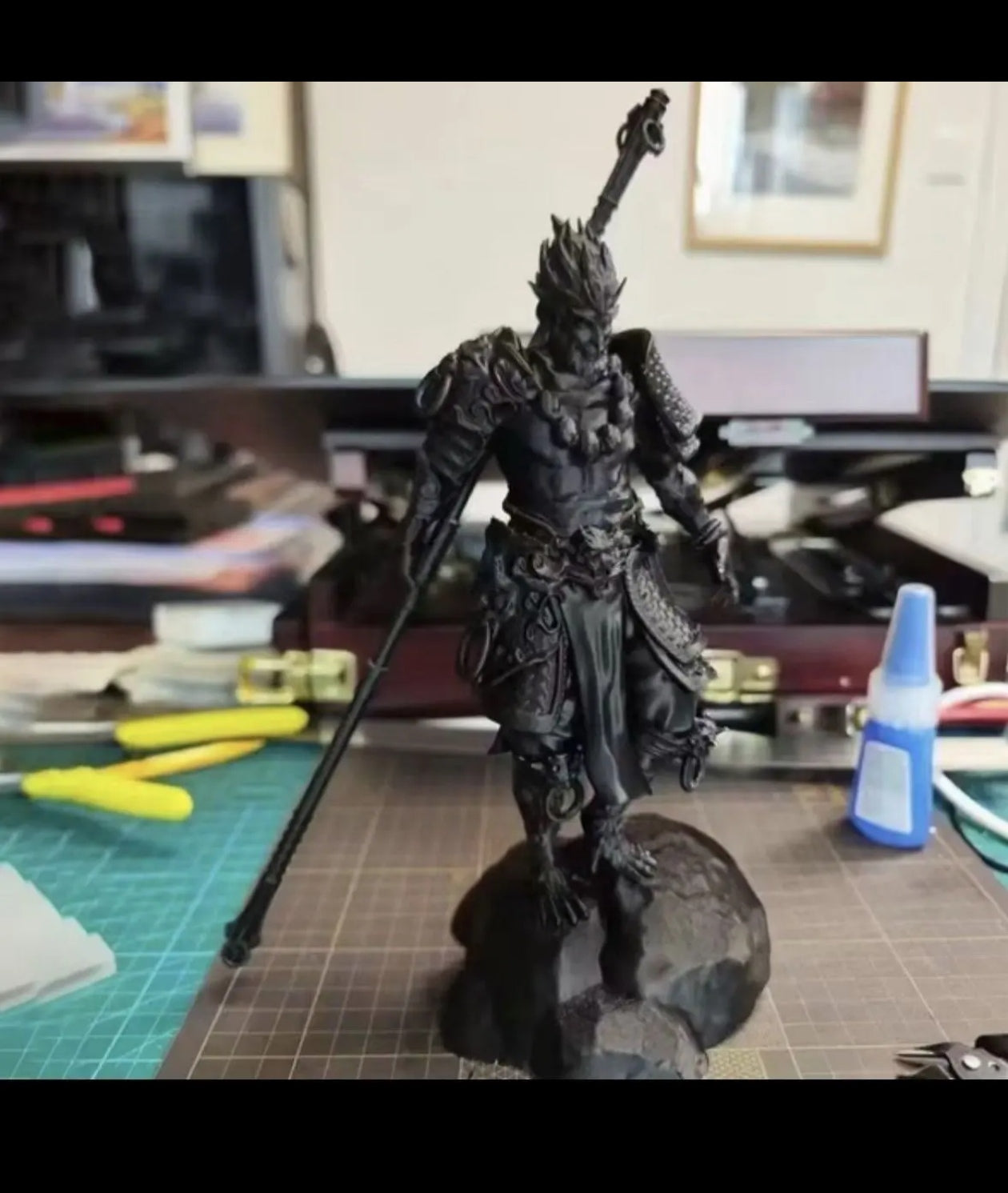 High-Detail 3D Printed Black Myth: Wukong Figure - Collector's Edition