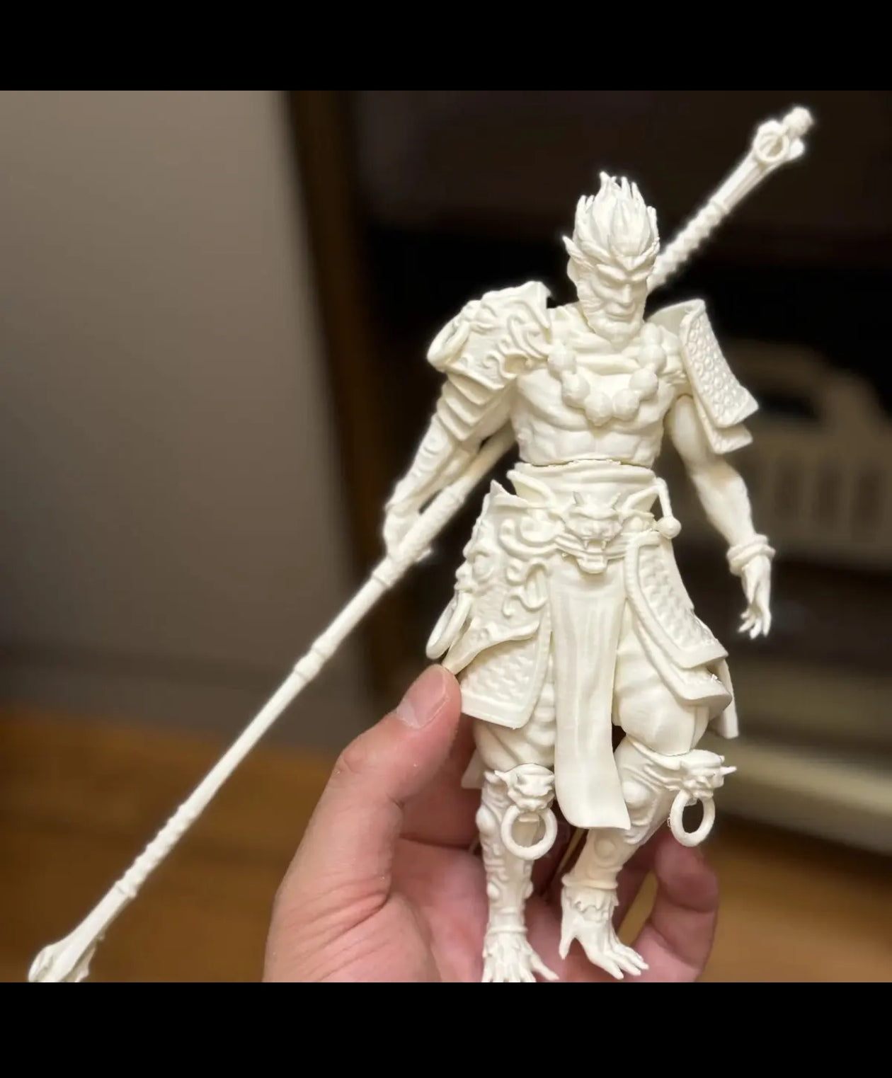 High-Detail 3D Printed Black Myth: Wukong Figure - Collector's Edition