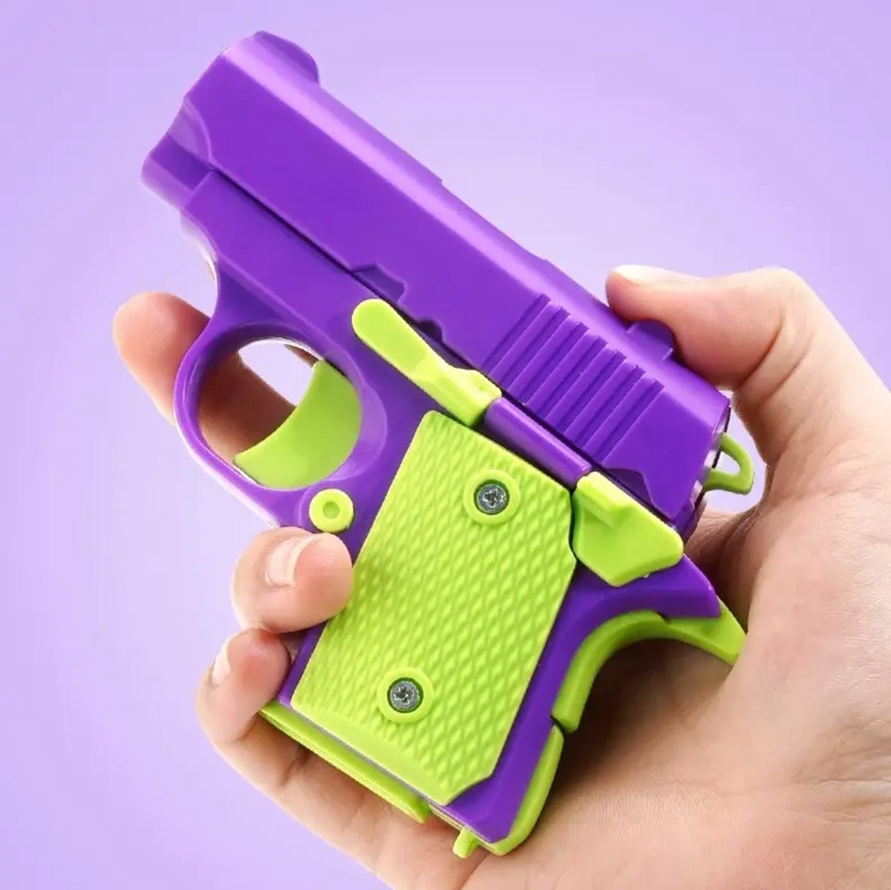 Gravity 1911 Radish Gun: 3D Printed Stress Relief Toy