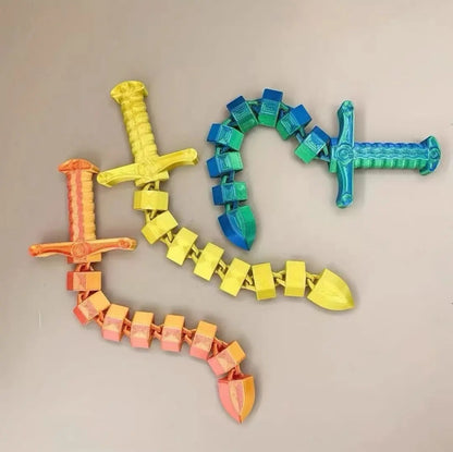 ‌3D Printed Flexi-Vinyl Retractable Sword Collectible