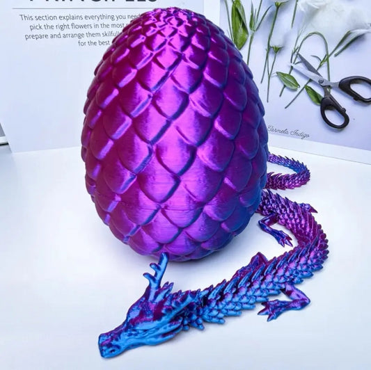 3D Printed Dragon Egg – Mythical Desk Sculpture!