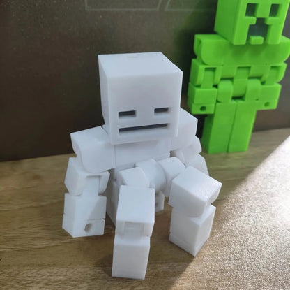 Minecraft Super-Poseable Action Figure – 360° Moveable Joints!