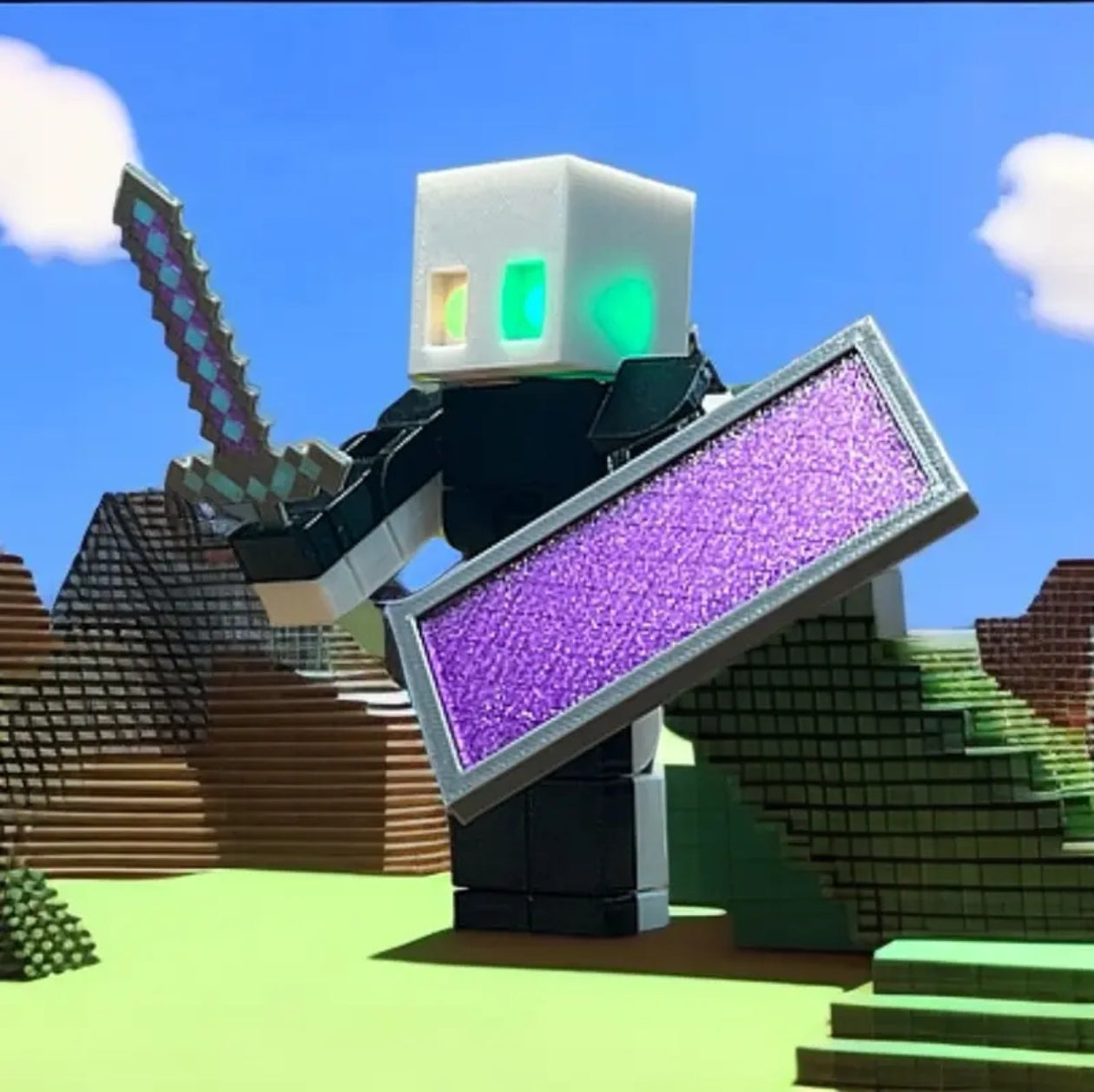 Minecraft Super-Poseable Action Figure – 360° Moveable Joints!