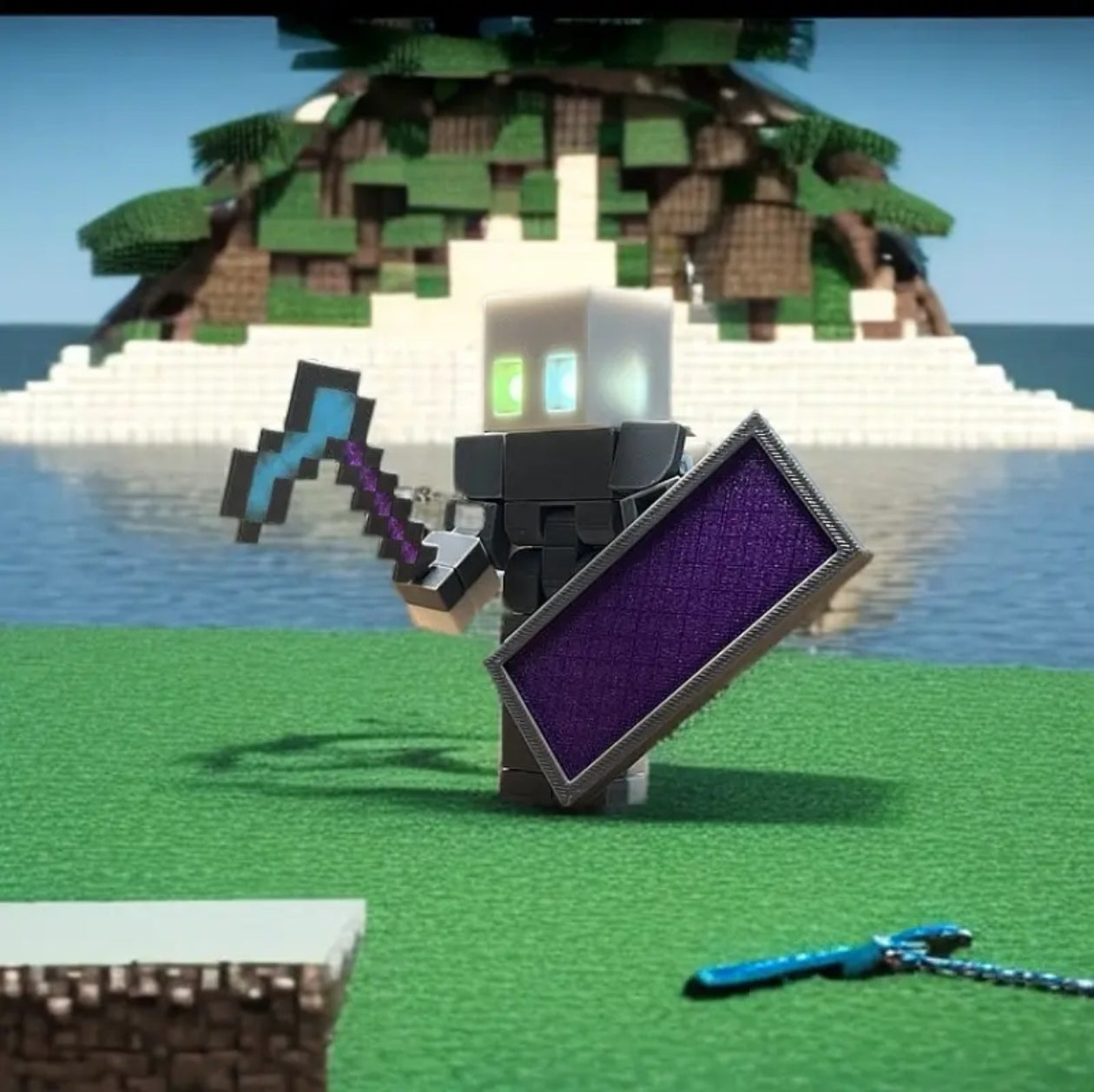 Minecraft Super-Poseable Action Figure – 360° Moveable Joints!