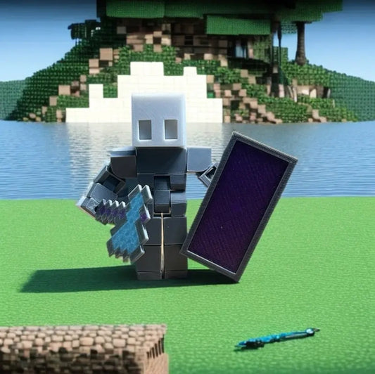 Minecraft Süper Poz Verebilen Aksiyon Figürü – 360° Hareketli Eklemler! 