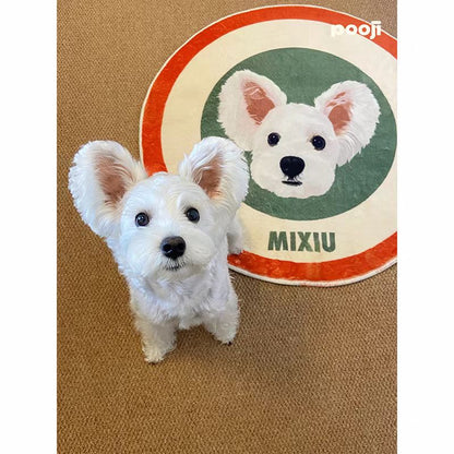 ‌Personalized Pet Portrait Rugs